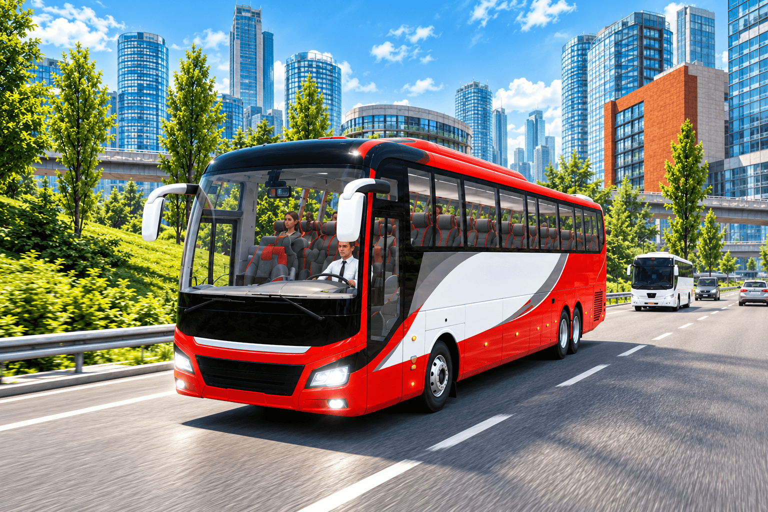 Bus Master 3D: Driving Sim promotional artwork