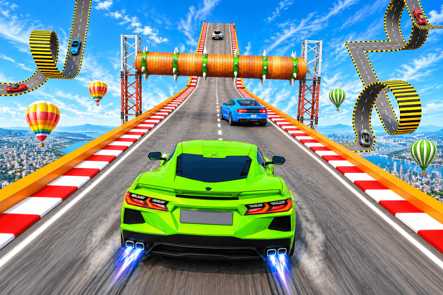 Car Stunt Racing Game 3D promotional artwork